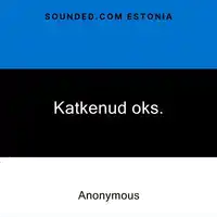 Katkenud oks. Audiobook by Anonymous